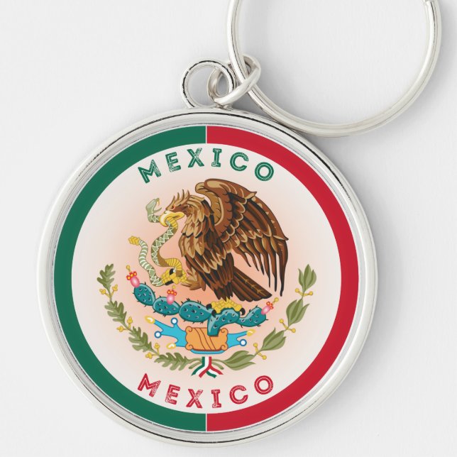 Chaveiro Emblema do Patrimônio do México (Frente)