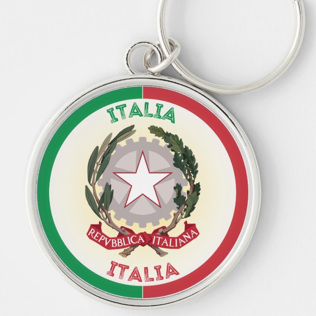 Chaveiro Emblema do Patrimônio Italiano (Frente)