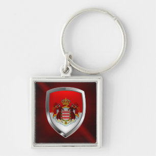 Chaveiro Emblema metálico de Monaco