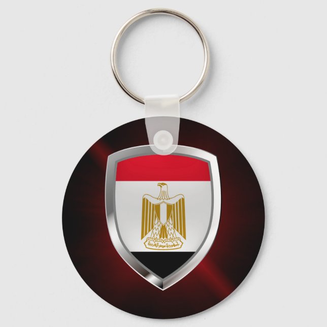Chaveiro Emblema Metálico do Egito (Frente)
