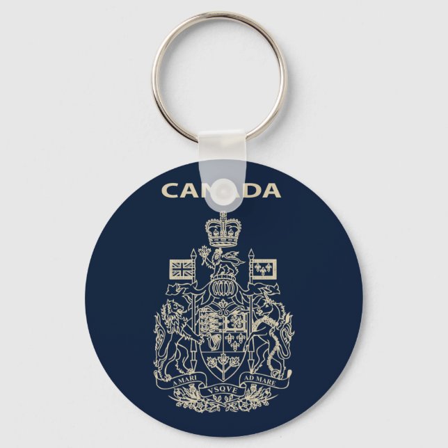 Chaveiro emblema nacional do Canadá (Frente)