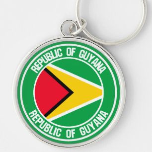 Chaveiro Emblema Redondo da Guiana