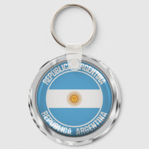 Chaveiro Emblema redondo de Argentina