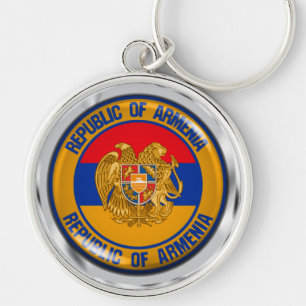 Chaveiro Emblema redondo de Arménia