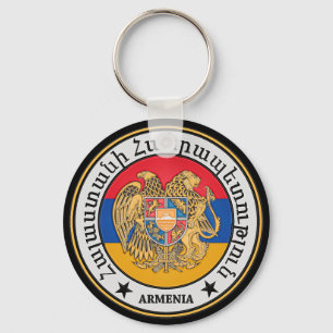 Chaveiro Emblema redondo de Arménia