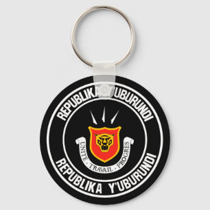 Chaveiro Emblema redondo de Burundi