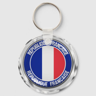 Chaveiro Emblema redondo de France