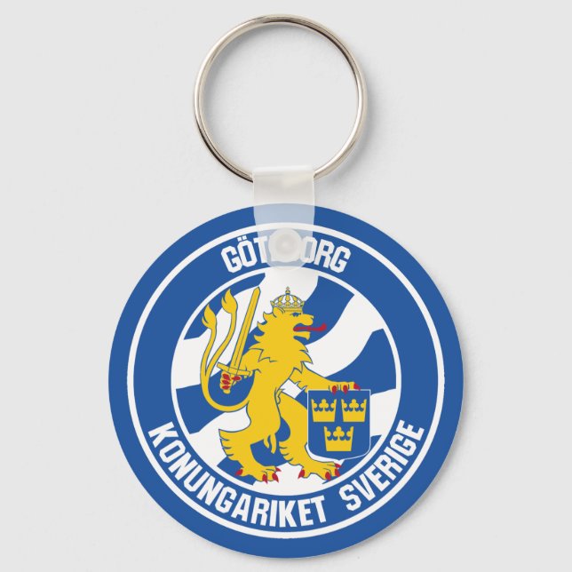 Chaveiro Emblema Redondo de Gotemburgo (Frente)