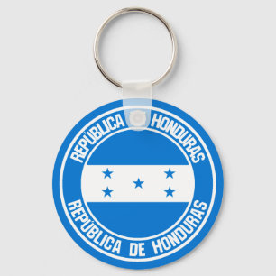 Chaveiro Emblema redondo de Honduras