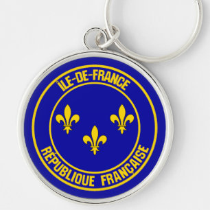 Chaveiro Emblema redondo de Île-de-France