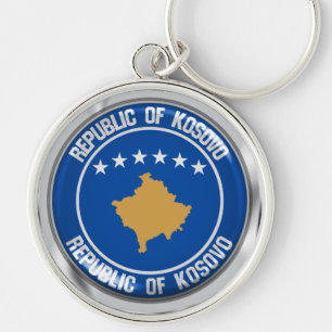 Chaveiro Emblema redondo de Kosovo