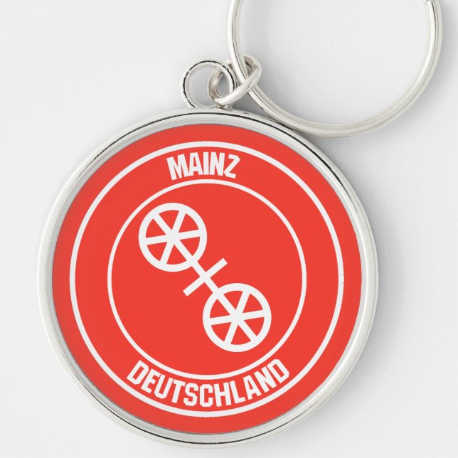 Chaveiro Emblema Redondo de Mainz (Frente)