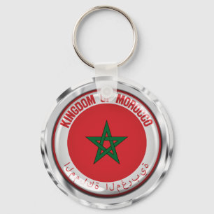 Chaveiro Emblema redondo de Marrocos