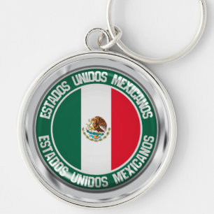 Chaveiro Emblema redondo de México