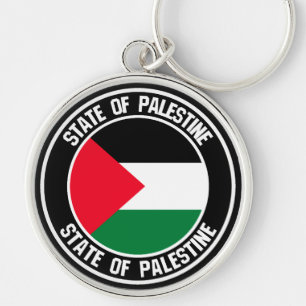 Chaveiro Emblema redondo de Palestina