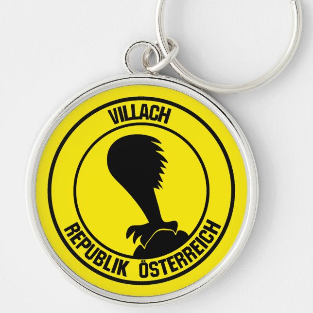 Chaveiro Emblema Redondo de Villach (Frente)