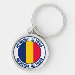 Chaveiro Emblema Redondo do Chade