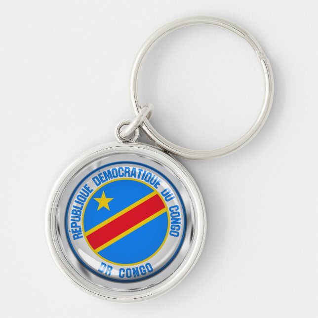 Chaveiro Emblema redondo do Congo (Frente)