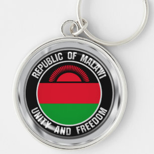 Chaveiro Emblema Redondo do Malawi