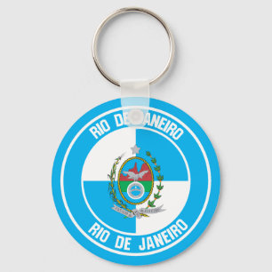 Chaveiro Emblema redondo do Rio de Janeiro