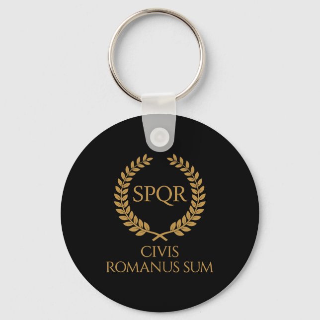 Chaveiro Emblema Romano SPQR – Civis Romanus Sum Crista de  (Frente)