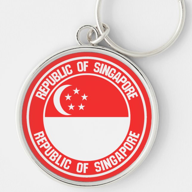 Chaveiro Emblema Ronda de Singapura (Frente)