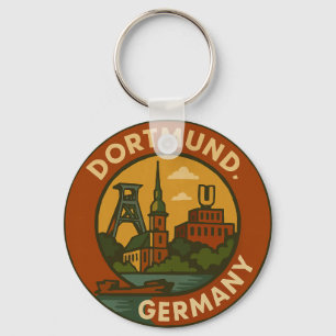 Chaveiro Emblema Urbano Alemão de Dortmund