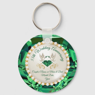 Chaveiro Emerald, 55º aniversário de ideias, barato