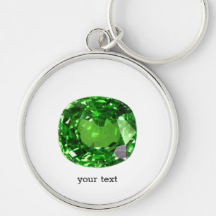 Chaveiro Emerald Gemstone, Verde