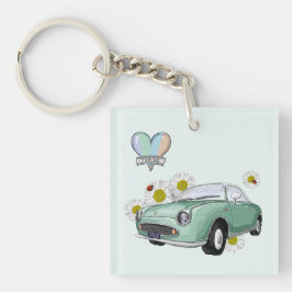 Chaveiro Emerald Green Figaro key chain