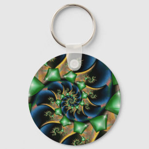 Chaveiro emeralds_on_satin