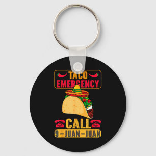 Chaveiro Emergência Divertida Taco Cinco De Mayo Homens Mul