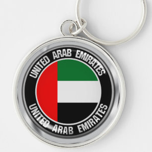 Chaveiro Emirados Árabes Unidos - Redonda Emblem