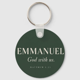 Chaveiro EMMANUEL | Mateus 1:23 | Natal