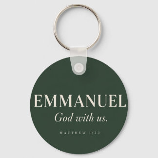 Chaveiro EMMANUEL | Mateus 1:23 | Natal