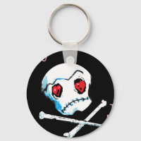 Emo Skulls & Hearts : "Eu te amo" acessório