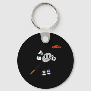 Chaveiro Emoji Badminton Esportes Polegar Para Cima 