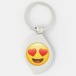 Chaveiro Emoji de amor amarelo