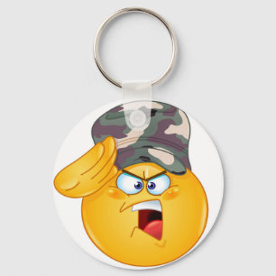 Chaveiro emoji do exército
