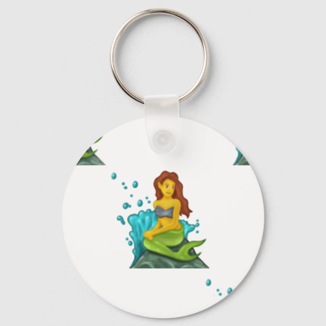 Chaveiro emoji mermaid (Frente)