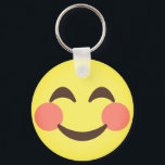 Chaveiro Emoji Smiling Bonito<br><div class="desc">Sorrindo Emoji. Emoji art Versão 2 de EmojiOne. Licenciado sob Creative Commons (CC-BY 4.0).</div>