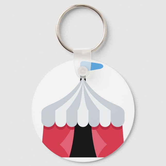 Chaveiro Emoji Twitter - Circus Tent (Frente)