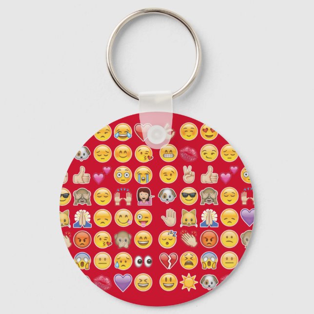 Chaveiro emoji vermelho (Frente)