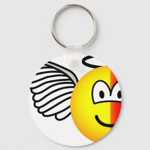 Chaveiro Emoticon do anjo ou do diabo