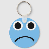 Emoticon Emoji, Emoticon Azul Triste