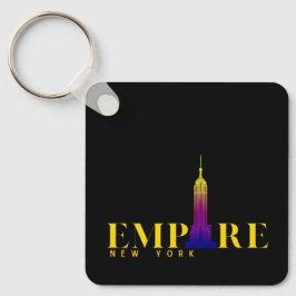 Chaveiro Empire State Building-New York-Vibrant Dourado