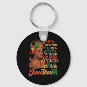 Chaveiro Empoderamento das Mulheres Negras no Juneteenth Hi