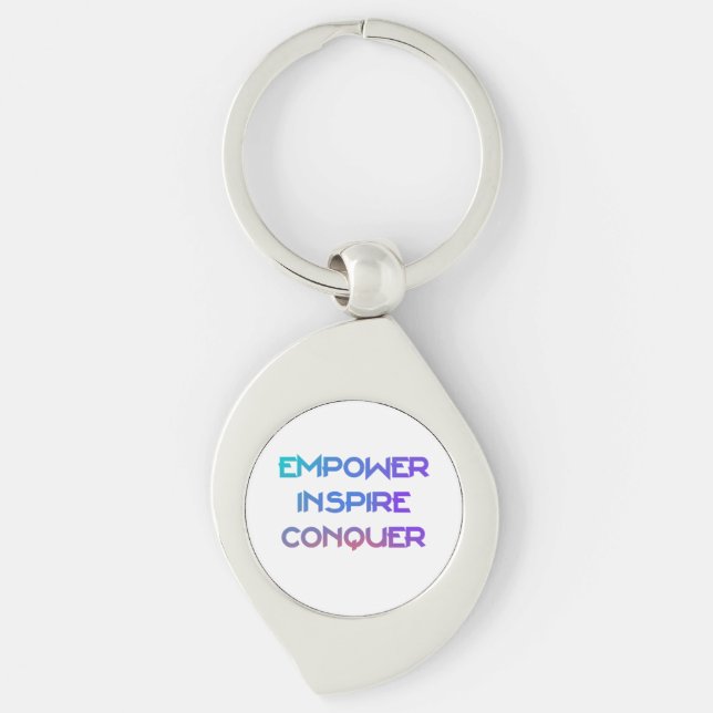 Chaveiro Empower Inspire Conquer (Frente)