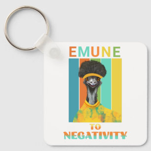 Chaveiro Emu Bird Pun Engraçado - Emune à Negatividade