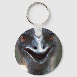 Chaveiro Emu dizendo "OI"! Abrir imagem de grandes olhos ca